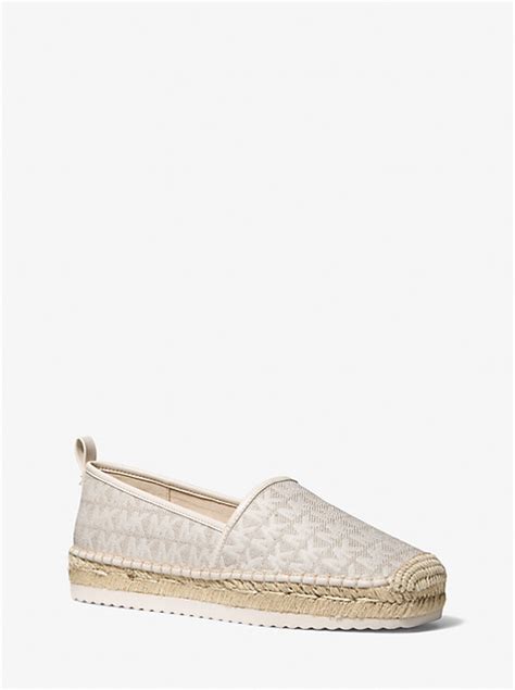 michael michael kors lenny logo jacquard slip-on espadrille|Lenny Logo Jacquard Slip.